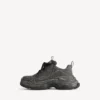 Men’s triple s canvas sneaker in black