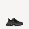 Men’s triple s clear sole sneaker in black