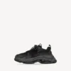 Men’s triple s clear sole sneaker in black