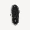 Men’s triple s clear sole sneaker in black