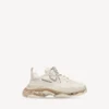 Men’s triple s clear sole sneaker  in white