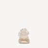 Men’s triple s clear sole sneaker  in white