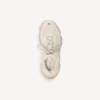 Men’s triple s clear sole sneaker  in white