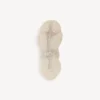 Men’s triple s clear sole sneaker  in white