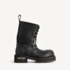 Men’s venom lace-up bootie in black
