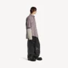 Men’s wrong sleeve shirt in red/navy