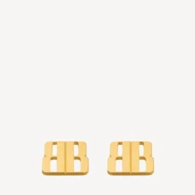 Nano stud earrings in gold