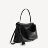Rodeo handbag large grained calfskin in black