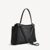 Rodeo handbag large grained calfskin in black
