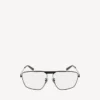 Tag 2.0 navigator sunglasses in dark silver
