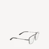 Tag 2.0 navigator sunglasses in dark silver