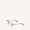 Tag 2.0 navigator sunglasses in dark silver