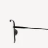 Tag 2.0 navigator sunglasses in dark silver