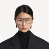 Tag 2.0 navigator sunglasses in dark silver