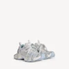 Women’s 3xl extreme laces logo sneaker in white/off white/light blue