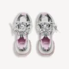 Women’s 3xl gel clearsole sneaker in white/pink/black