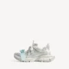 Women’s 3xl lace sneaker in taupe/white/light blue