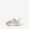 Women’s 3xl lace sneaker in white/light pink