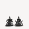Women’s 3xl sneaker in black/silver