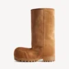 Women’s alaska fur high boot in brown