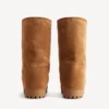 Women’s alaska fur high boot in brown
