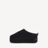 Women’s alaska soft platform mule in black