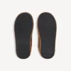 Women’s alaska soft platform mule in brown/white