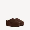 Women’s alaska soft platform mule in light espresso