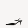 Women’s avenue bow slingback in black/silver