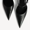 Women’s avenue bow slingback in black/silver