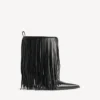 Women’s avenue fringe bootie in black