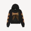 Women’s balenciaga sacra cœur medium fit hoodie  in black
