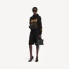 Women’s balenciaga sacra cœur medium fit hoodie  in black