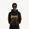 Women’s balenciaga sacra cœur medium fit hoodie  in black