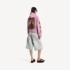 Women’s balenciaga sacra cœur medium fit zip-up hoodie  in old pink