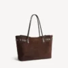 Women’s bel air tote bag large in light espresso