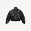 Women’s blouson in black