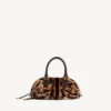 Women’s bolero bowling bag mini in beige/moka