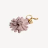 Women’s charm/keychain flower in rose quartz