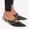 Women’s city mule in black