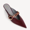 Women’s city mule in merlot
