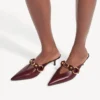 Women’s city mule in merlot