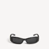 Women’s cosmo rectangle sunglasses in black