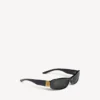 Women’s cosmo rectangle sunglasses in black