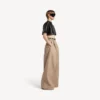 Women’s high-waist pants in dune
