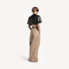 Women’s high-waist pants in dune