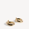 Women’s eisa ellipse earrings in shiny gold
