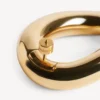 Women’s eisa ellipse earrings in shiny gold