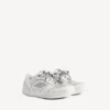 Women’s hamptons medium worn-out sneaker in white