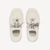 Women’s hamptons suede platform sneaker in beige/black